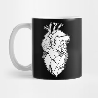 Frail Geometric Heart Hand Drawn Art TPinktober2019 Mug